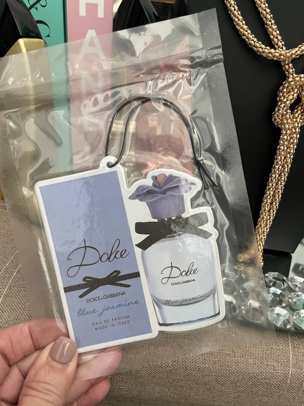 ✨ Dolce & Gabbana blue jasmine Air Freshener ✨NEW